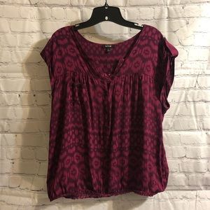 APT. 9 - V-Neck short sleeve/sleeveless blouse.  Size: XL
